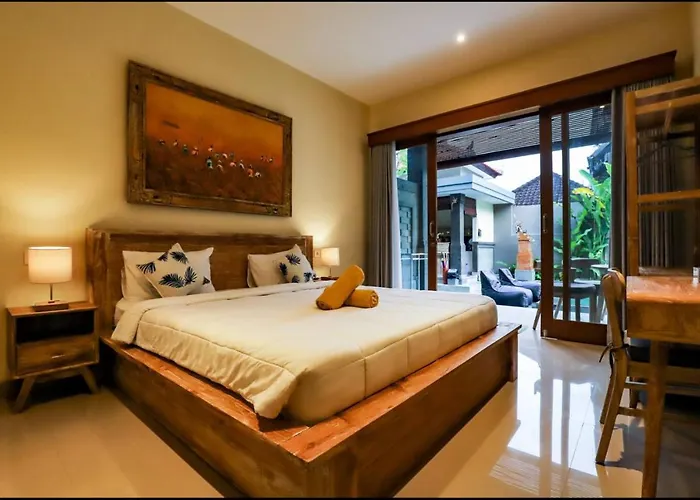 Harmony House R3 - Rice Field View, 2 Min Center - Shared Pool Ubud