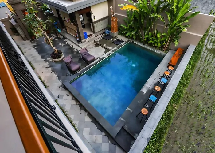 Harmony House R3 - Rice Field View, 2 Min Center - Shared Pool 3*